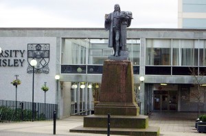 UWS Paisley Campus John Witherspoon statue